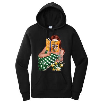 The Seven Year Slip By Ashley Poston Book Women's Pullover Hoodie