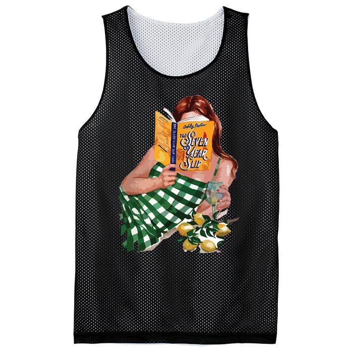 The Seven Year Slip By Ashley Poston Book Mesh Reversible Basketball Jersey Tank