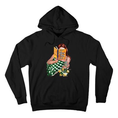 The Seven Year Slip By Ashley Poston Book Tall Hoodie