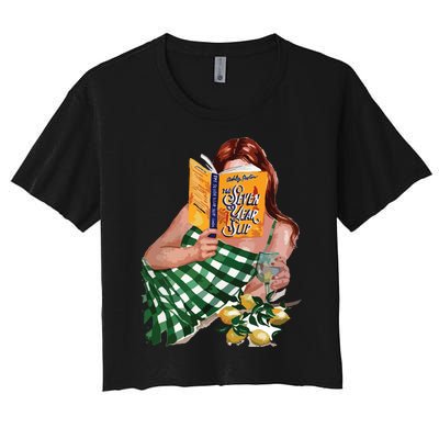 The Seven Year Slip By Ashley Poston Book Women's Crop Top Tee