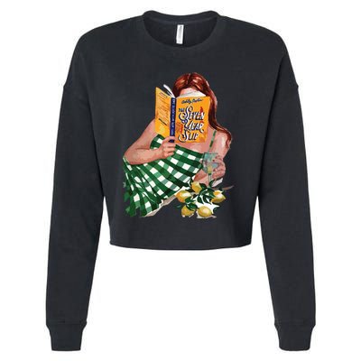 The Seven Year Slip By Ashley Poston Book Cropped Pullover Crew