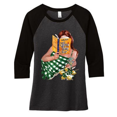 The Seven Year Slip By Ashley Poston Book Women's Tri-Blend 3/4-Sleeve Raglan Shirt