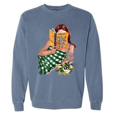 The Seven Year Slip By Ashley Poston Book Garment-Dyed Sweatshirt