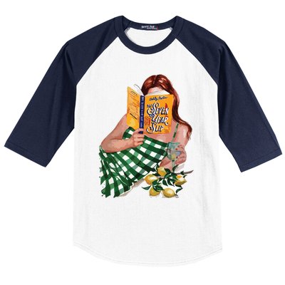 The Seven Year Slip By Ashley Poston Book Baseball Sleeve Shirt