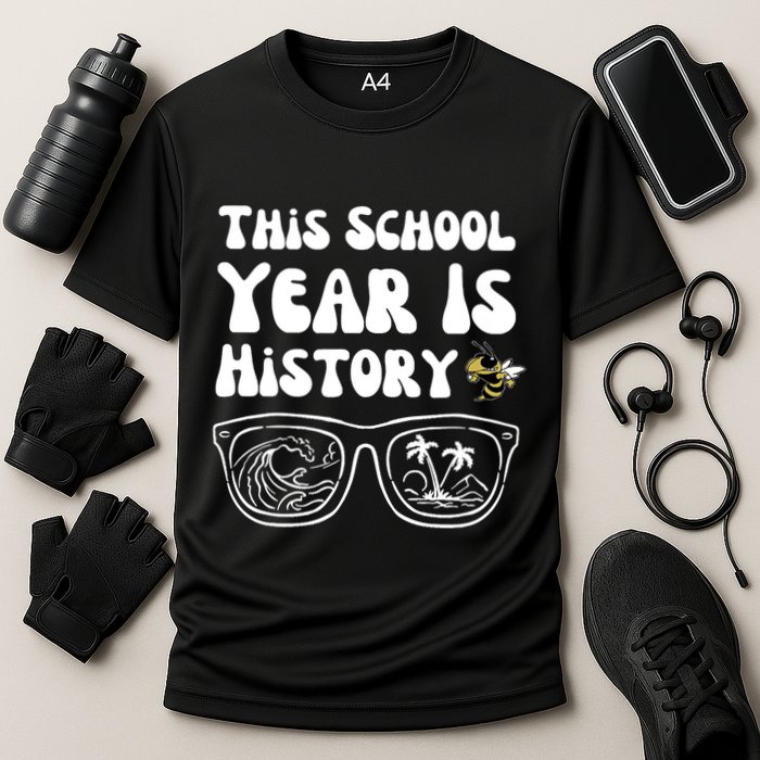 This School Year Is History End Of School Cooling Performance Crew T-Shirt