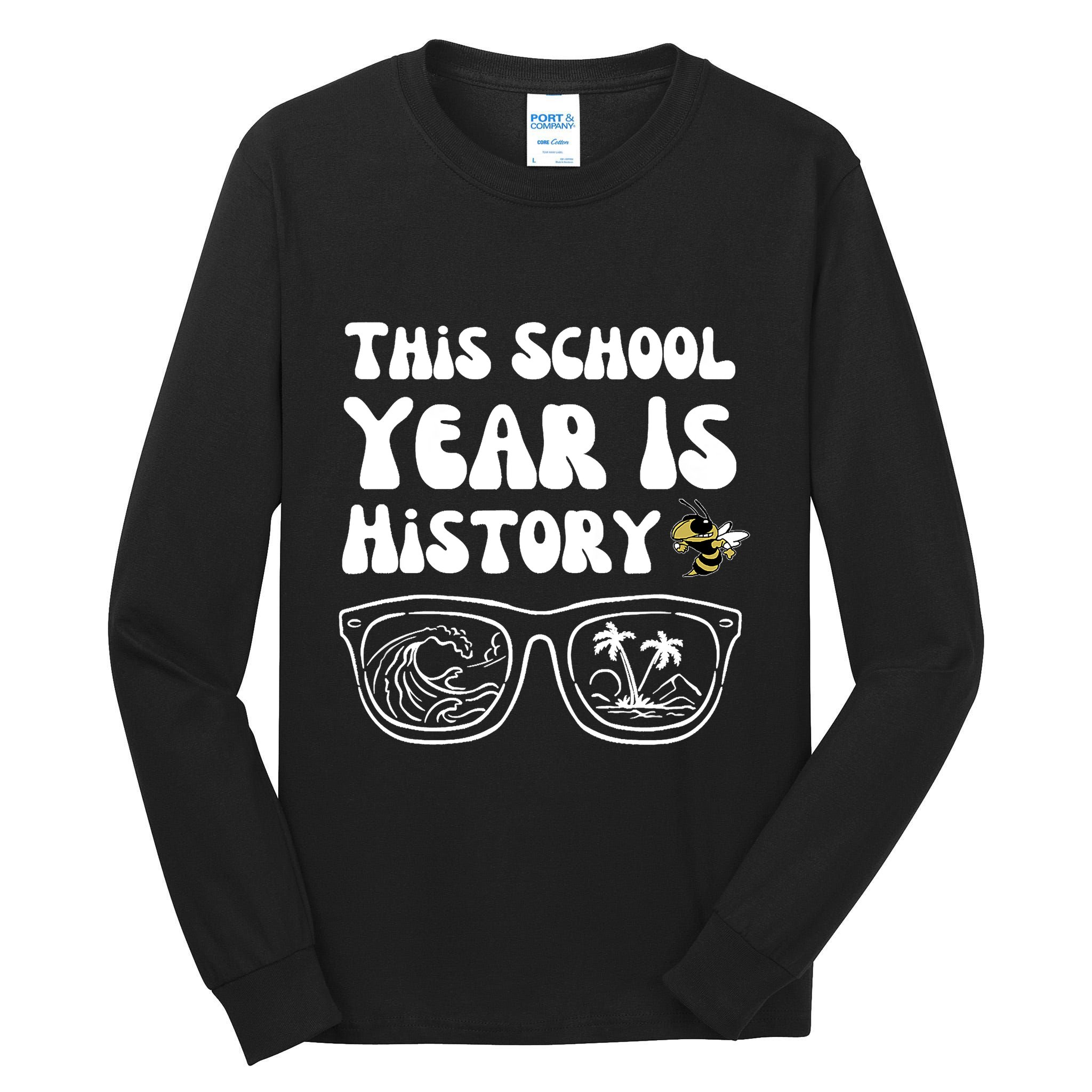 This School Year Is History End Of School Tall Long Sleeve T-Shirt