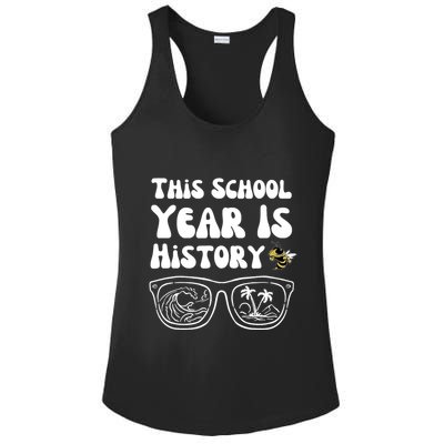 This School Year Is History End Of School Ladies PosiCharge Competitor Racerback Tank
