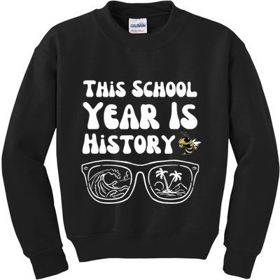 This School Year Is History End Of School Kids Sweatshirt