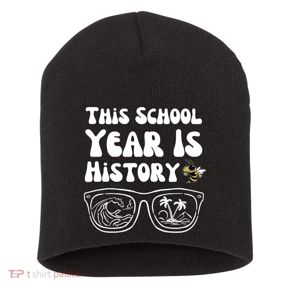This School Year Is History End Of School Short Acrylic Beanie