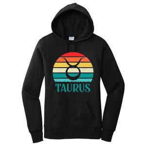 Taurus Sunset Zodiac Women's Pullover Hoodie