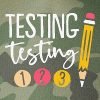 Testing Testing 123 Cute Test Day Legacy Tie Dye Trucker Hat