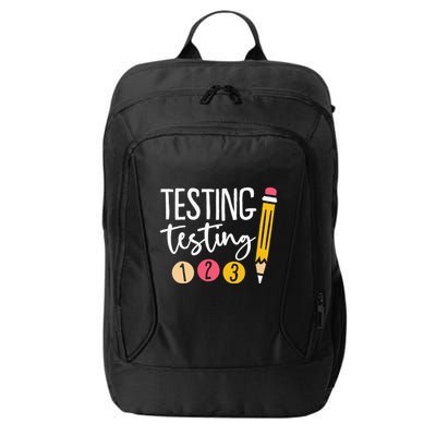 Testing Testing 123 Cute Test Day City Backpack