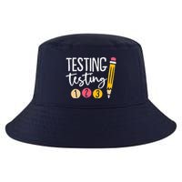 Testing Testing 123 Cute Test Day Cool Comfort Performance Bucket Hat