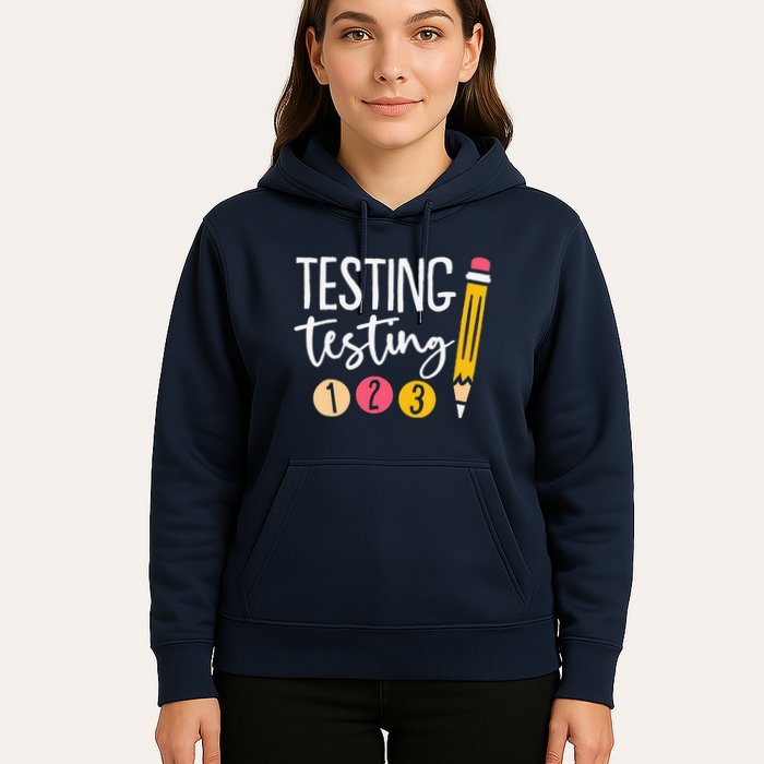 Testing Testing 123 Cute Test Day Hoodie