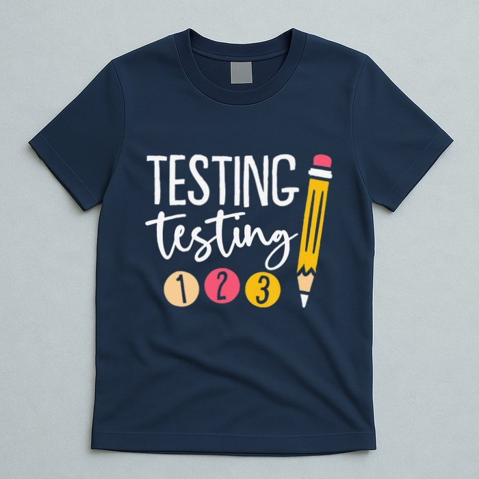 Testing Testing 123 Cute Test Day T-Shirt