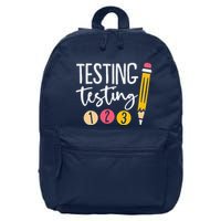 Testing Testing 123 Cute Test Day 16 in Basic Backpack