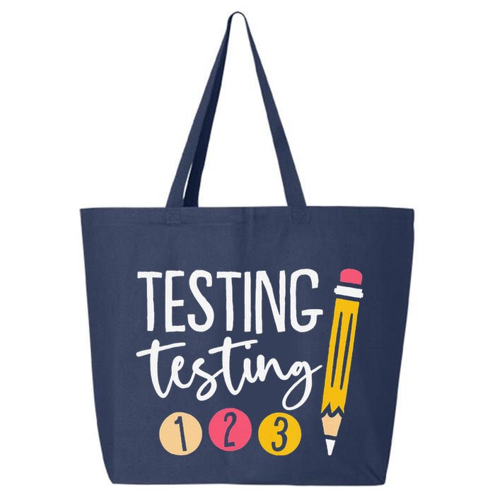 Testing Testing 123 Cute Test Day 25L Jumbo Tote