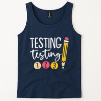 Testing Testing 123 Cute Test Day Tank Top