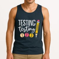 Testing Testing 123 Cute Test Day Tank Top