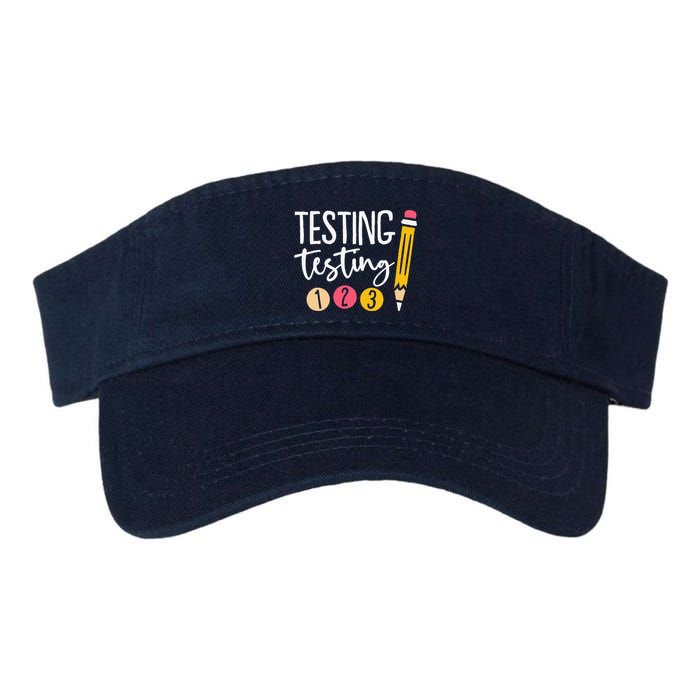 Testing Testing 123 Cute Test Day Visor