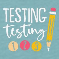 Testing Testing 123 Cute Test Day Sueded Cloud Jersey T-Shirt
