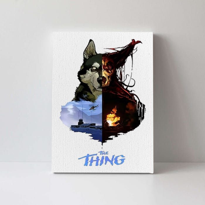 The Thing 1982 Horror Scary Movie Halloween Costume Dog Canvas