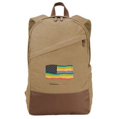 Turnover T.O.U.R 15 Pride Flag Cotton Canvas Backpack