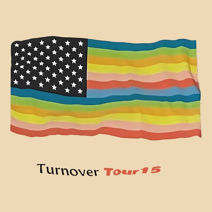 Turnover T.O.U.R 15 Pride Flag Drawstring Bag