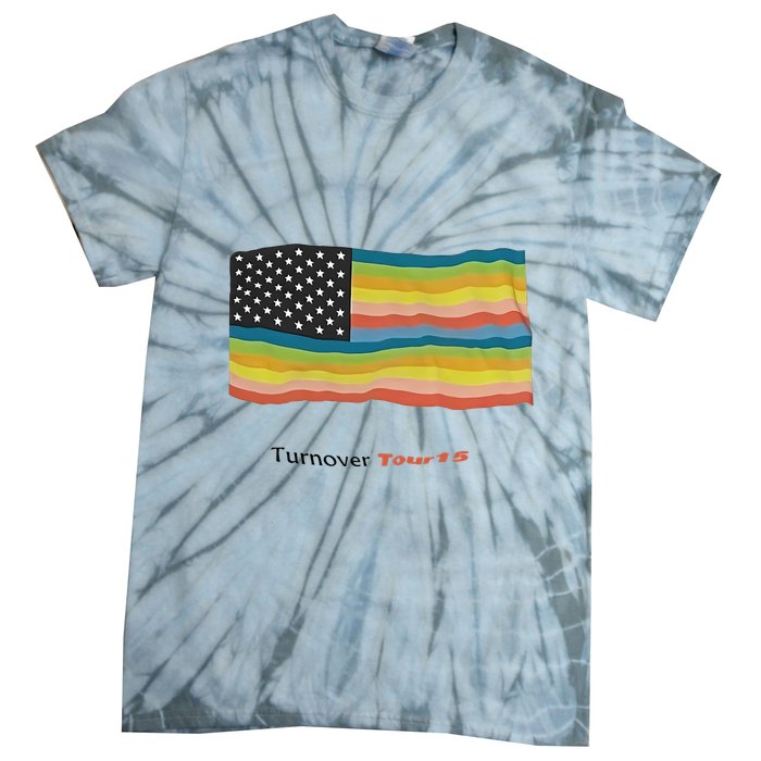 Turnover T.O.U.R 15 Pride Flag Tie-Dye T-Shirt
