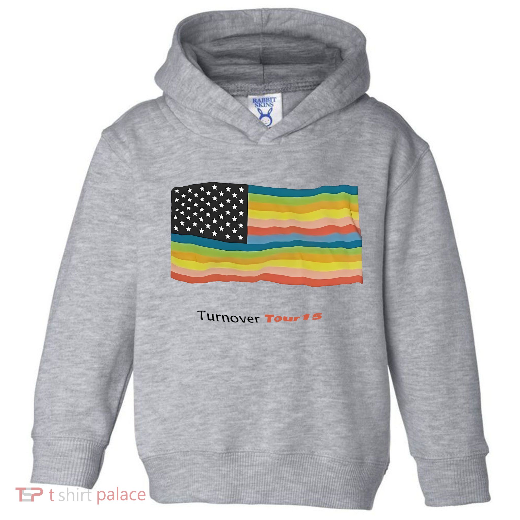 Turnover T.O.U.R 15 Pride Flag Toddler Hoodie