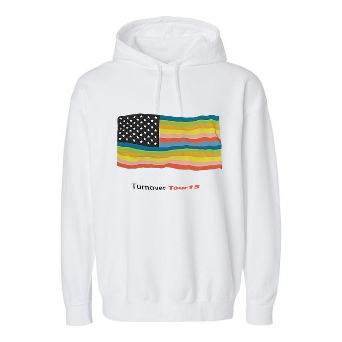 Turnover T.O.U.R 15 Pride Flag Garment-Dyed Fleece Hoodie