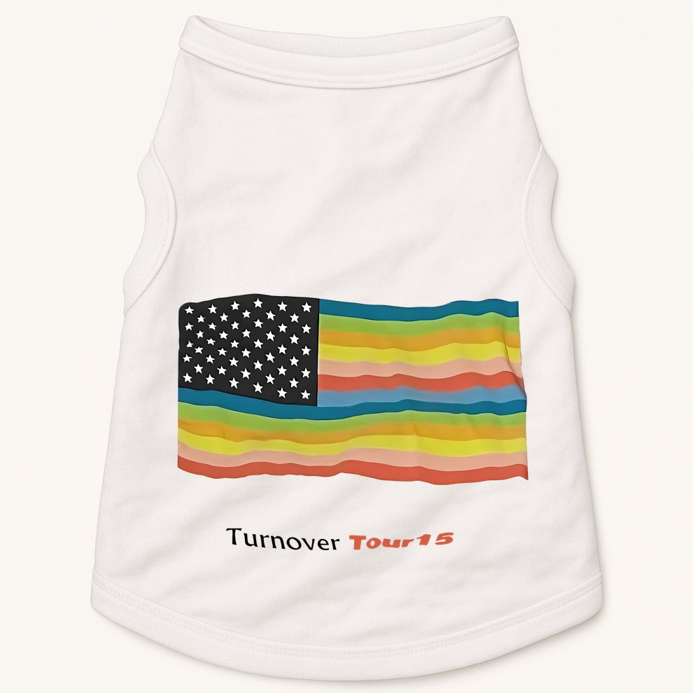 Turnover T.O.U.R 15 Pride Flag Doggie Tank
