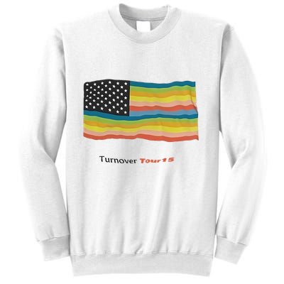 Turnover T.O.U.R 15 Pride Flag Sweatshirt
