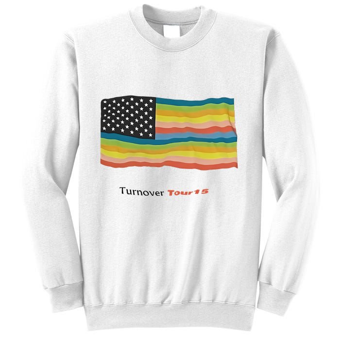 Turnover T.O.U.R 15 Pride Flag Sweatshirt
