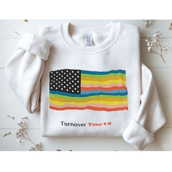 Turnover T.O.U.R 15 Pride Flag Sweatshirt