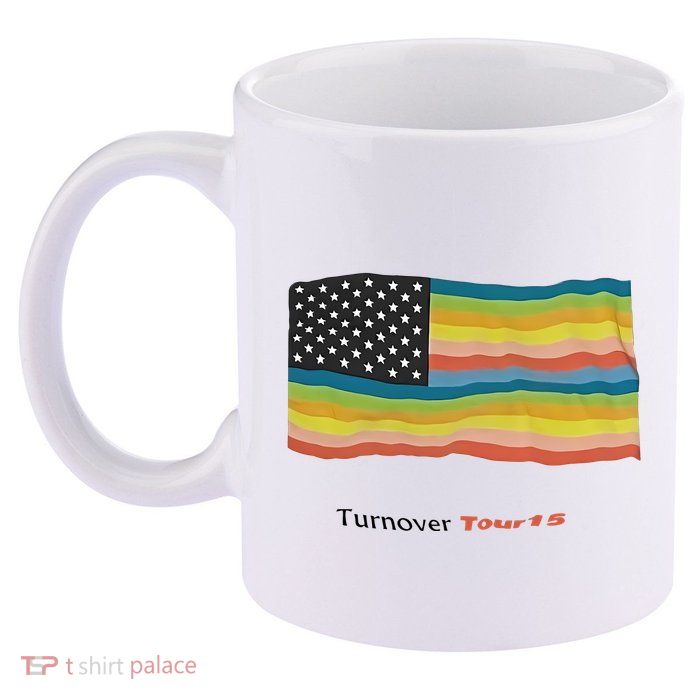 Turnover T.O.U.R 15 Pride Flag 11oz C Handle Ceramic Mug