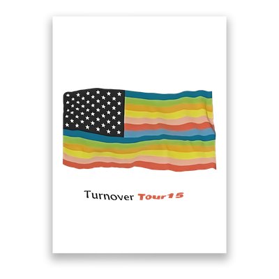 Turnover T.O.U.R 15 Pride Flag Poster