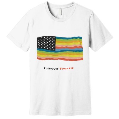 Turnover T.O.U.R 15 Pride Flag Premium T-Shirt