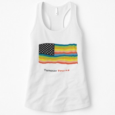 Turnover T.O.U.R 15 Pride Flag Womens Tank Top