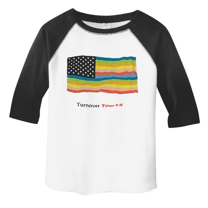 Turnover T.O.U.R 15 Pride Flag Toddler Fine Jersey T-Shirt