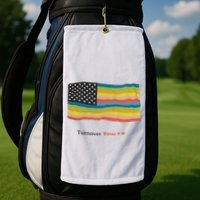 Turnover T.O.U.R 15 Pride Flag Golf Towel