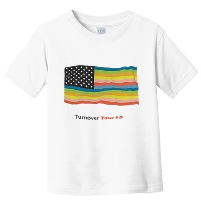 Turnover T.O.U.R 15 Pride Flag Toddler T-Shirt