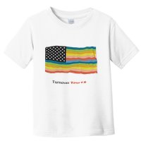 Turnover T.O.U.R 15 Pride Flag Toddler T-Shirt