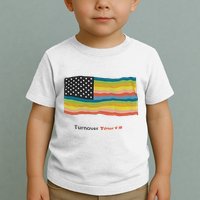 Turnover T.O.U.R 15 Pride Flag Toddler T-Shirt