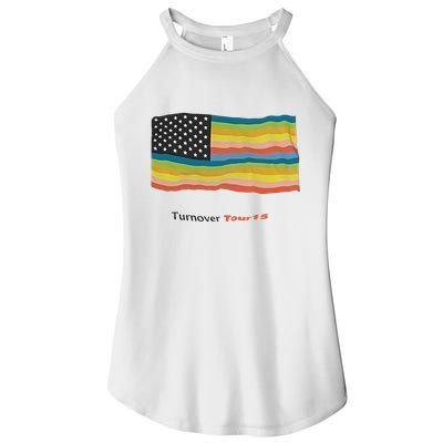 Turnover T.O.U.R 15 Pride Flag Women's Perfect Tri Rocker Tank