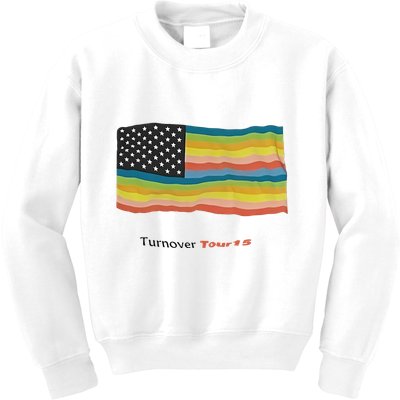 Turnover T.O.U.R 15 Pride Flag Kids Sweatshirt
