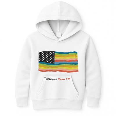 Turnover T.O.U.R 15 Pride Flag Kids Hoodie