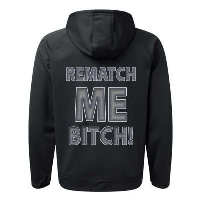 TankS Top 1 #1 Fan Rematch Me Bitch Performance Fleece Hoodie