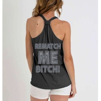 TankS Top 1 #1 Fan Rematch Me Bitch Women's Knotted Racerback Tank