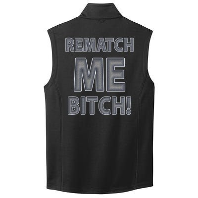 TankS Top 1 #1 Fan Rematch Me Bitch Collective Smooth Fleece Vest